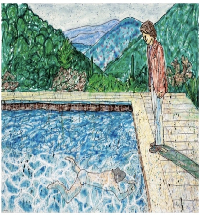 Portrait of an Artist (Pool with Two Figures) - MADSAKI