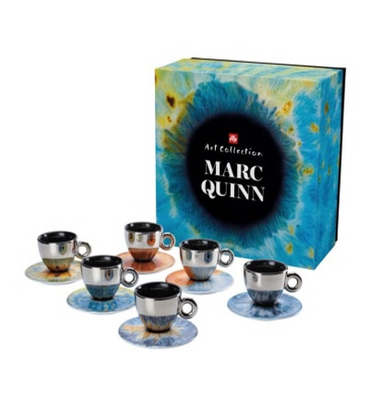 MARC QUINN × illy Art Collection 2018 - Limited Edition CAPPUCCINO 6 Cups