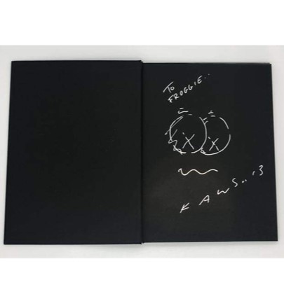 Downtime Exhibition Catalogue Book(Signed and drawing by the KAWS)