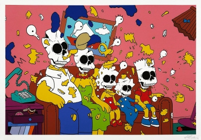 &quot;Simpsons&quot; &#039;Nuclear Family&#039; Print - MATT GONDEK