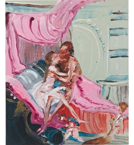Heracles and Omphale (after Francois Boucher) - Genieve Figgis