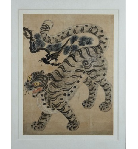 虎鵲圖(A picture of a tiger and magpie) - Anonymous