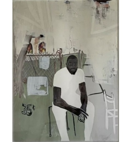 A Self Portrait of an Artist on Narrow Street - Jammie Holmes
